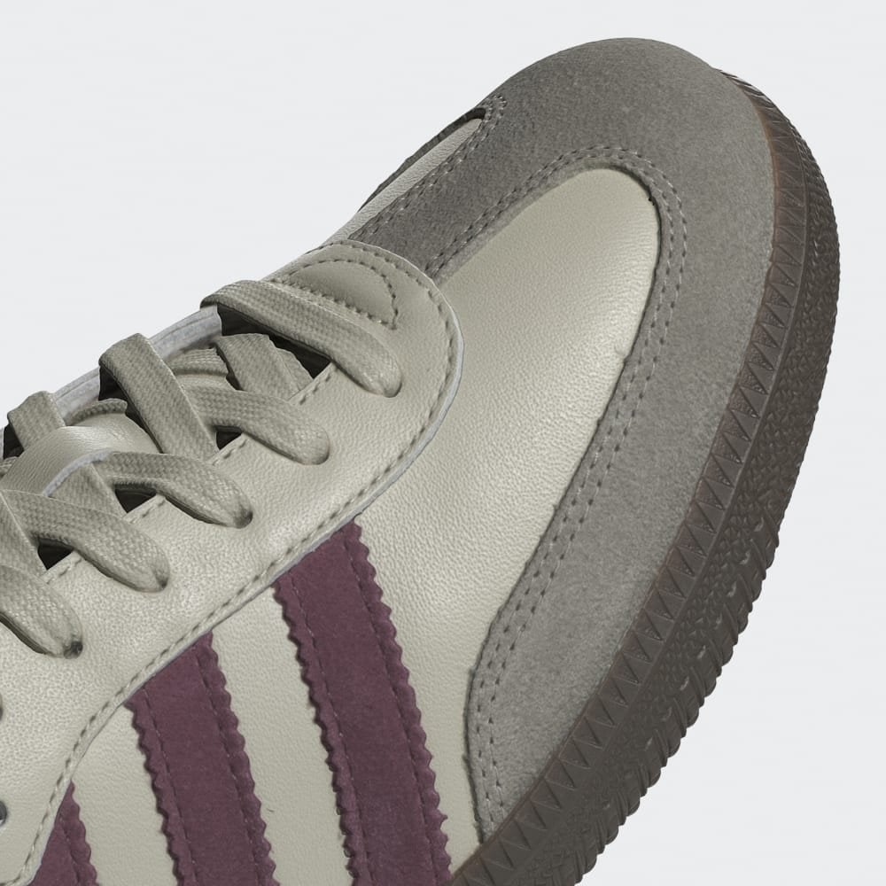 Samba OG - Putty Grey / Maroon / Gold Metallic
