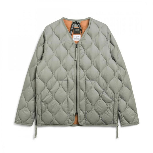 Military V Neck W-zip Down Jacket - Soft Shell