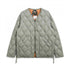 Military V Neck W-zip Down Jacket - Soft Shell