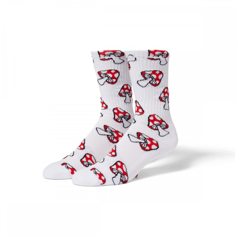 Shrooms Sock - White