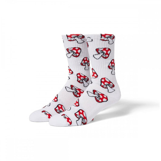 Shrooms Sock - White