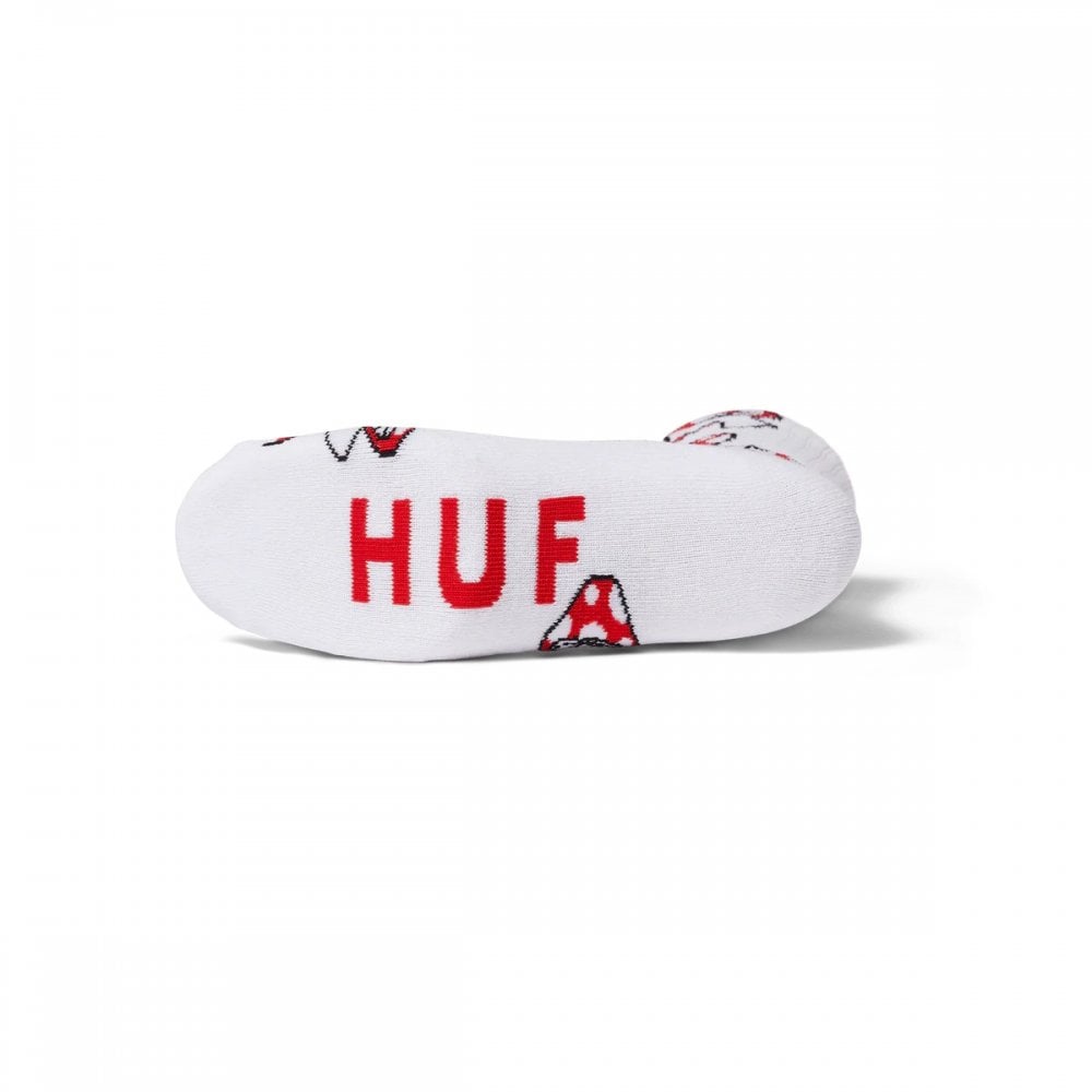 Shrooms Sock - White