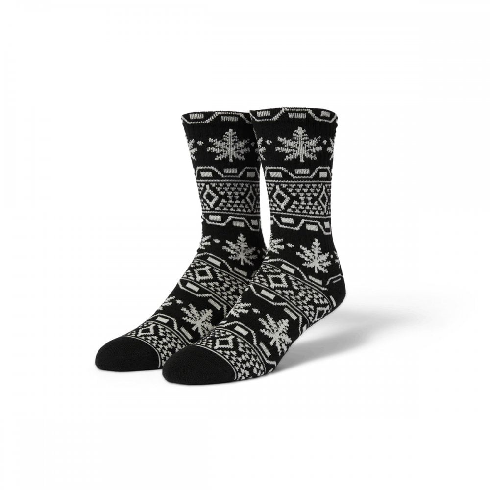 Apres Plantlife Crew Sock - Black