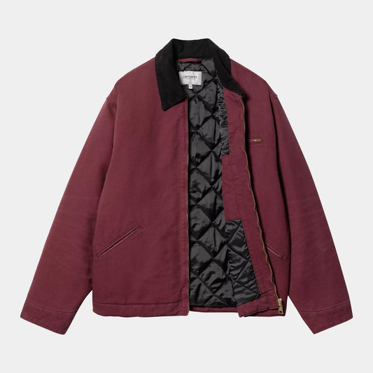 OG Detroit Jacket (Winter) Malbec/Black (Aged Canvas)