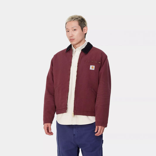OG Detroit Jacket (Winter) Malbec/Black (Aged Canvas)