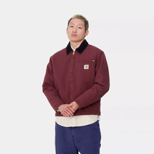 OG Detroit Jacket (Winter) Malbec/Black (Aged Canvas)