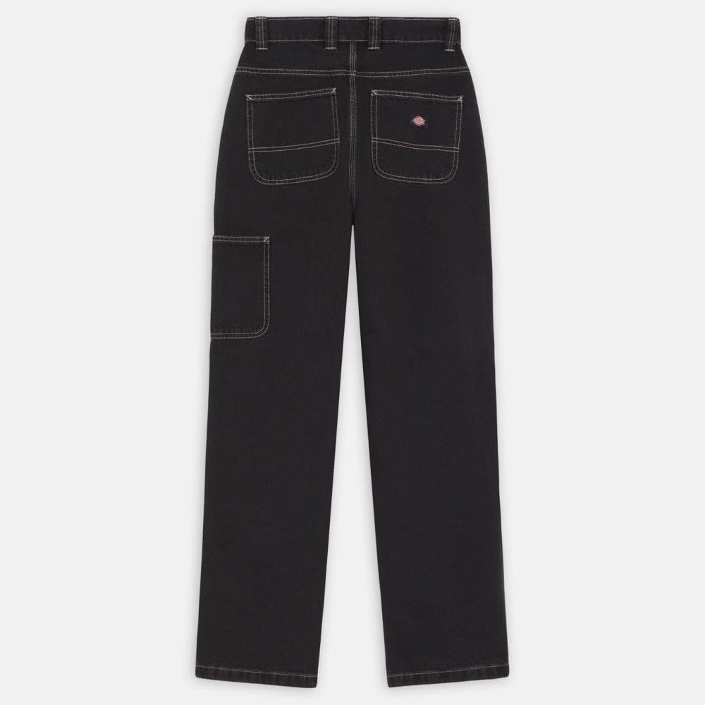 W' Madison Double Knee Denim Loose  - Black Wash