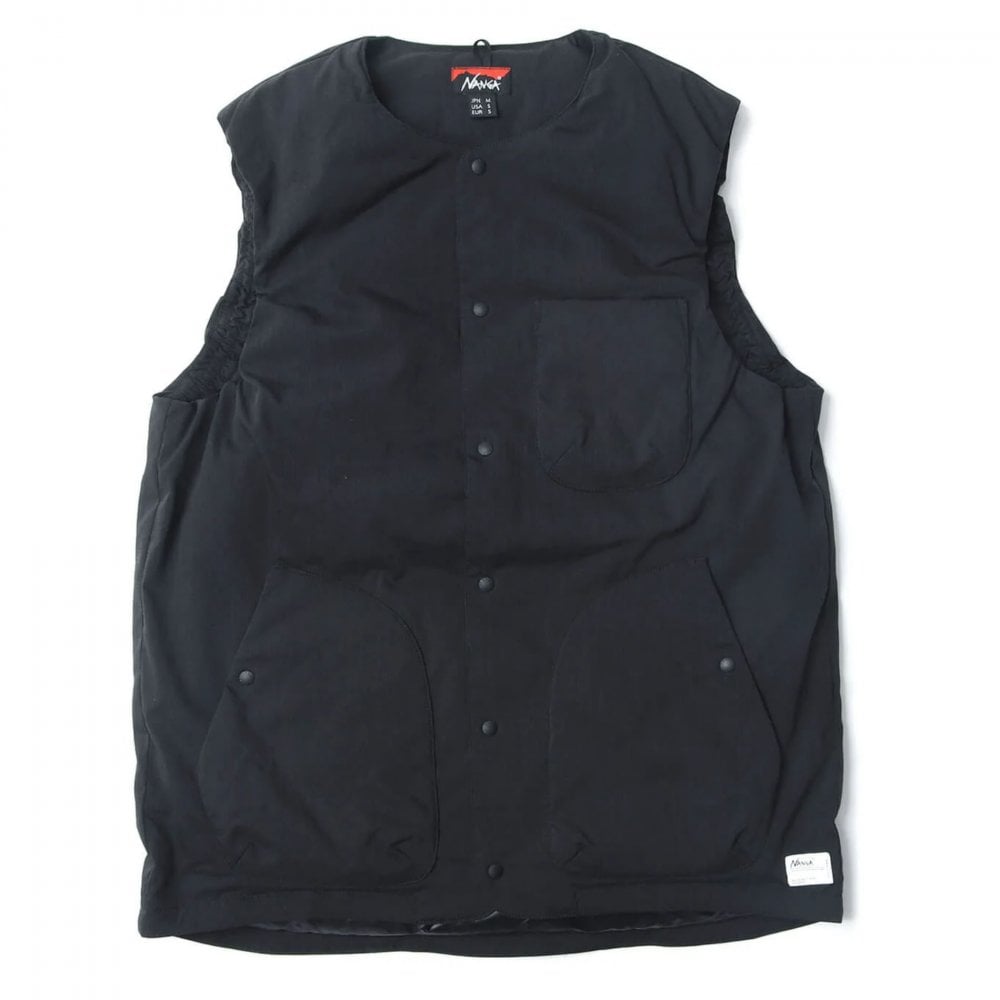 Hinoc Ripstop Inner Down Vest - Black