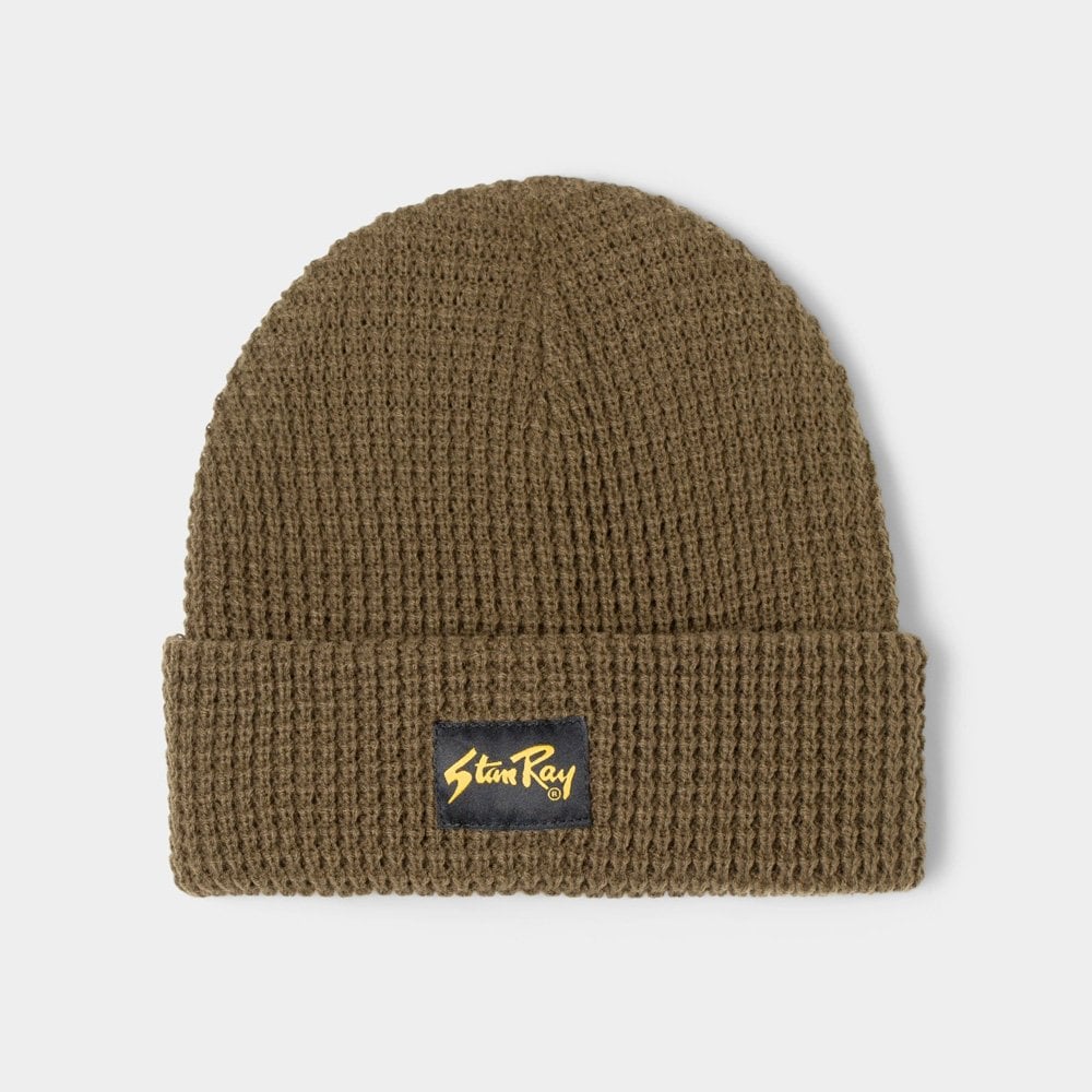 Waffle Beanie - Olive