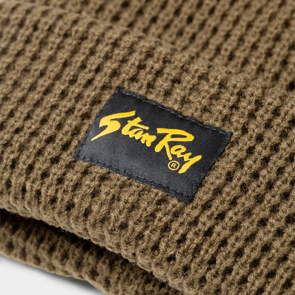 Waffle Beanie - Olive