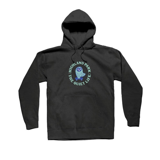 Skating Owl Hooded Sweat - Black
