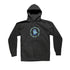 Skating Owl Hooded Sweat - Black