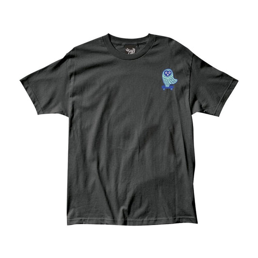 Skating Owl S/S T-shirt - Black
