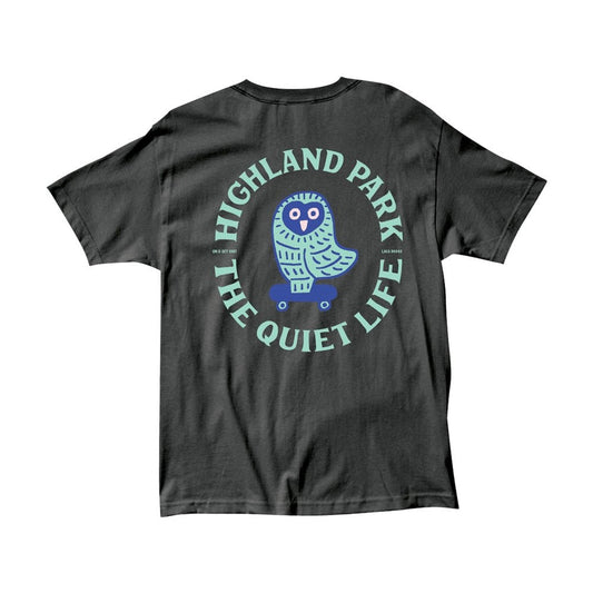 Skating Owl S/S T-shirt - Black