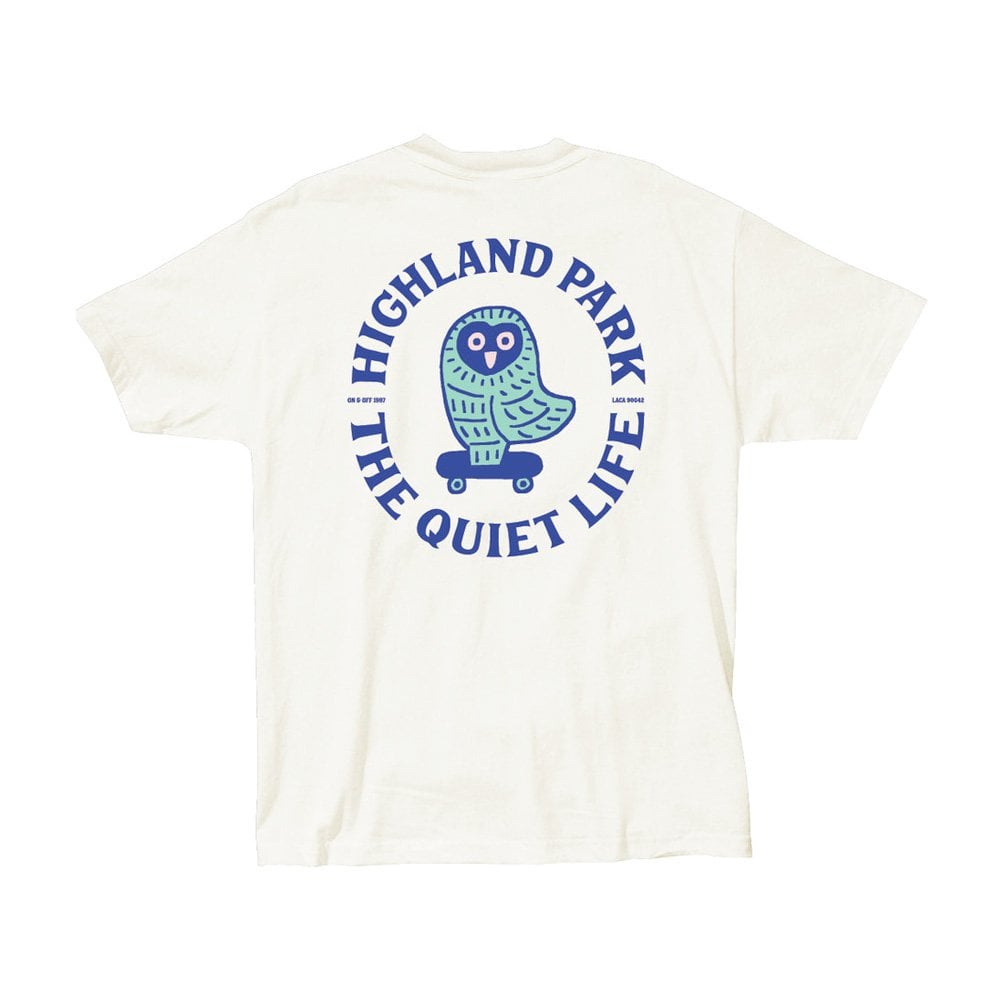 Skating Owl S/S T-shirt - Cream