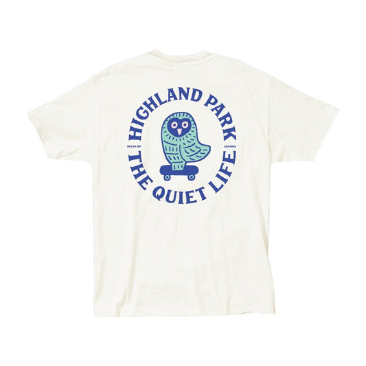 Skating Owl S/S T-shirt - Cream
