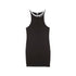 Women's Strip Racer Dress - Black / White