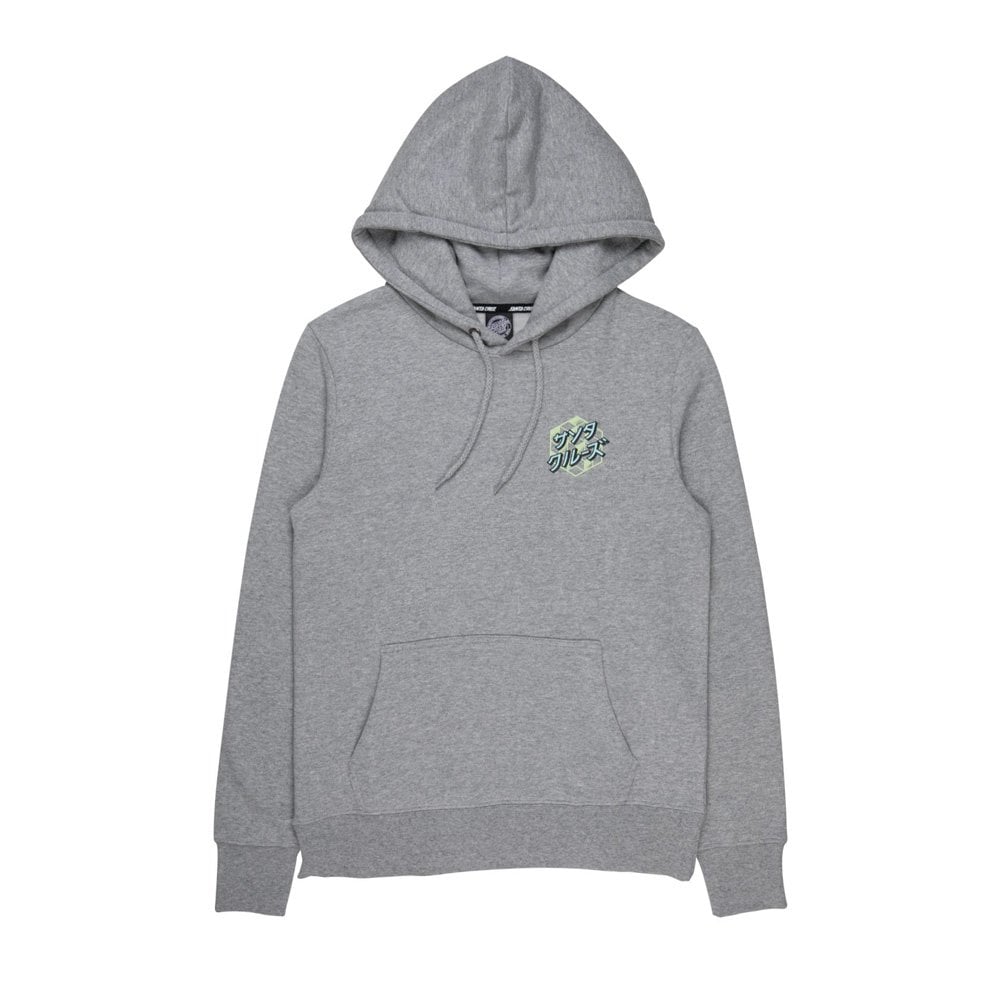 Women's Japanese Optical Dot Hood - Heather Grey