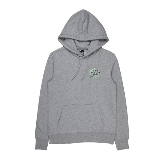 Women's Japanese Optical Dot Hood - Heather Grey