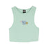 Women's Balloon Heart Front Tank Top - Fresh Mint