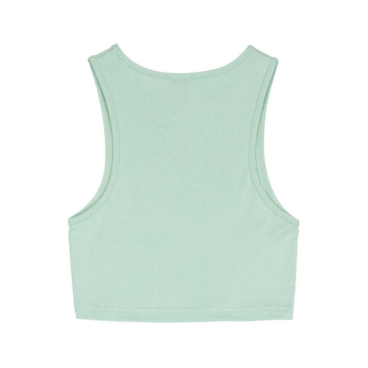 Women's Balloon Heart Front Tank Top - Fresh Mint