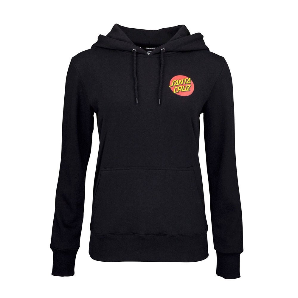 Women's Classic Dot Chest Hood - Black