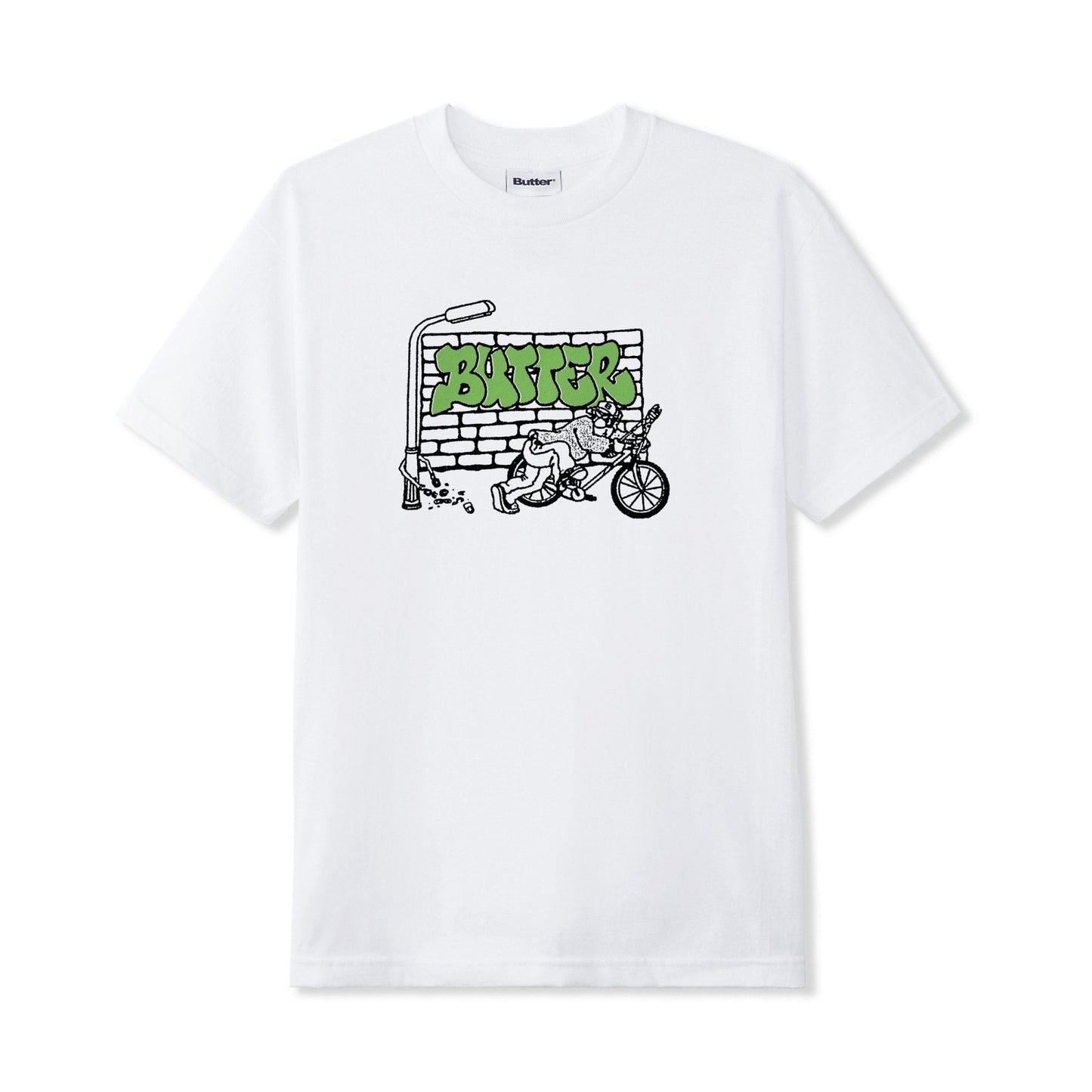 Bike Tee White