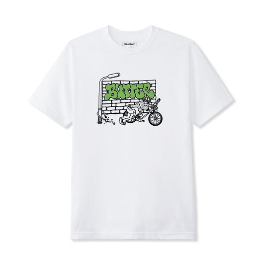 Bike Tee White