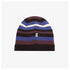 Stripe Knit Beanie - Black Multi