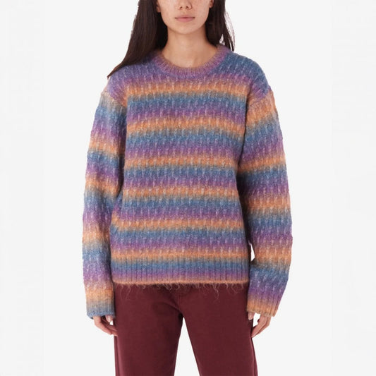 Women's Daytrip Crew Sweater - Purple Multi