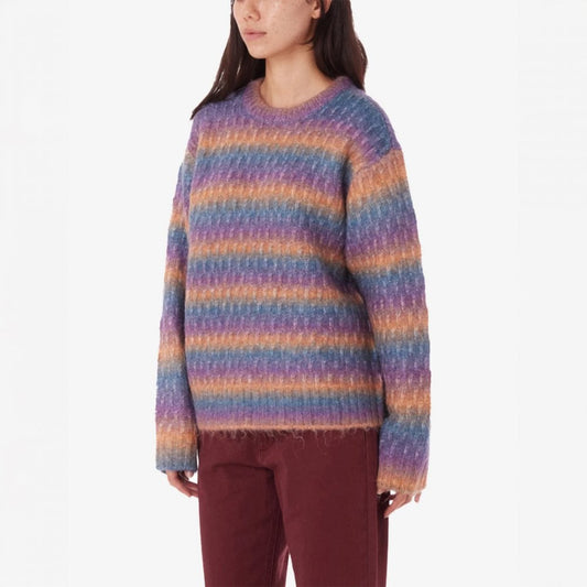 Women's Daytrip Crew Sweater - Purple Multi