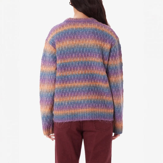 Women's Daytrip Crew Sweater - Purple Multi