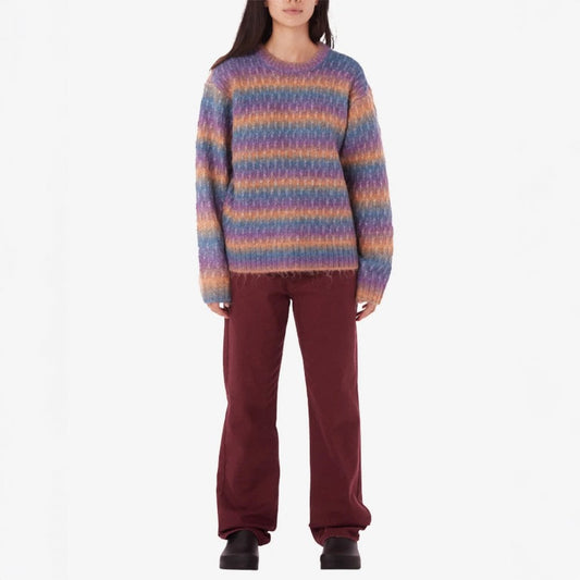 Women's Daytrip Crew Sweater - Purple Multi