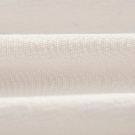 Dean - Ecru Textured Organic Cotton T-Shirt