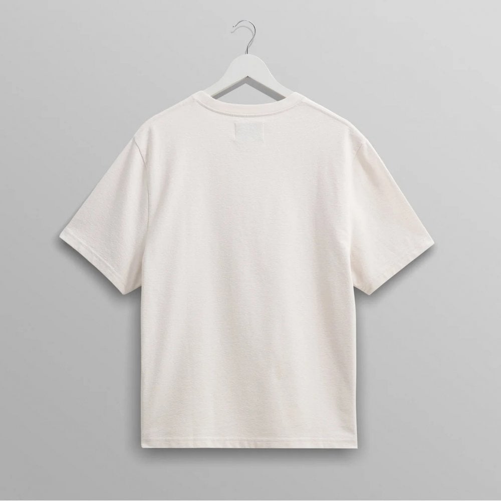 Dean - Ecru Textured Organic Cotton T-Shirt