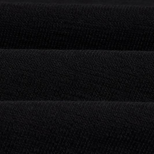 Dean Textured Organic Cotton T-Shirt - Black