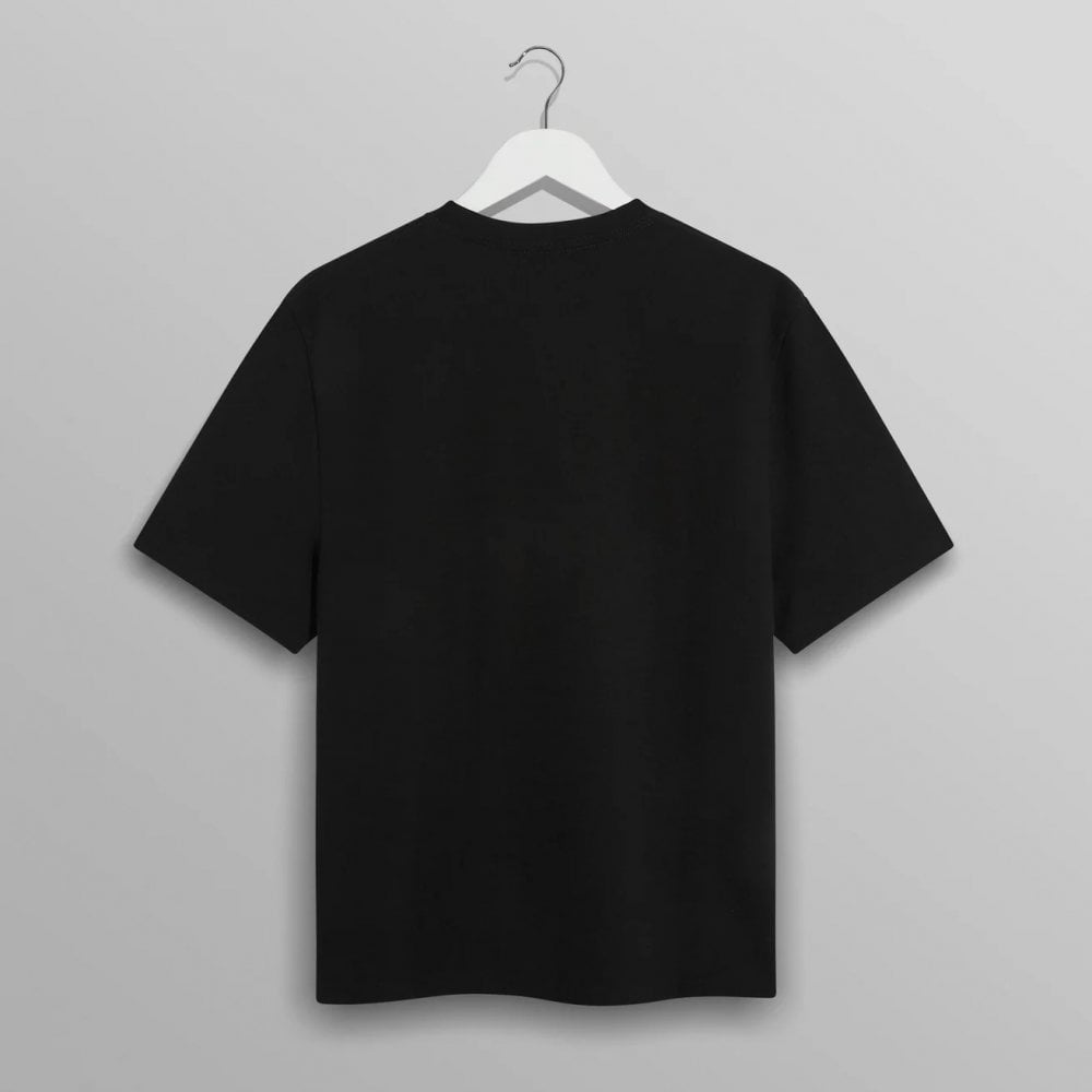 Dean Textured Organic Cotton T-Shirt - Black