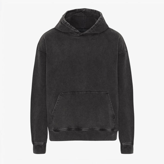 Organic Oversized Hood - Faded Black