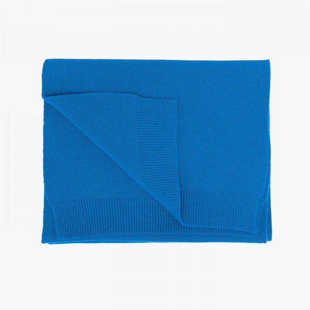 Merino Wool Scarf - Pacific Blue