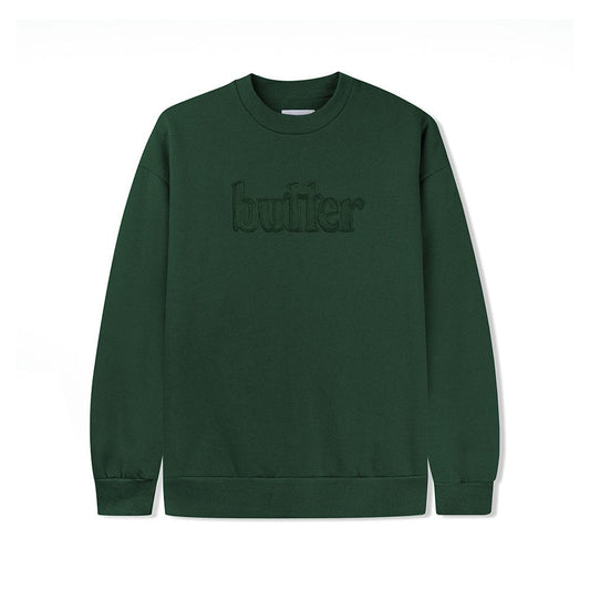 Cutout Applique Crewneck - Fern