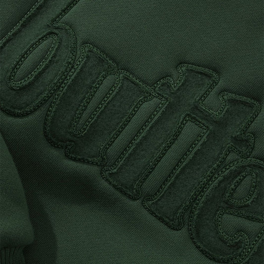 Cutout Applique Crewneck - Fern