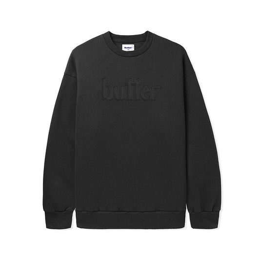 Cutout Applique Crewneck - Black