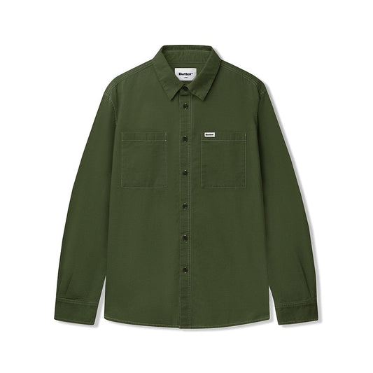 Ripstop Button Up Shirt - Army