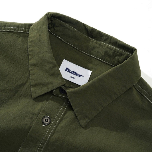 Ripstop Button Up Shirt - Army