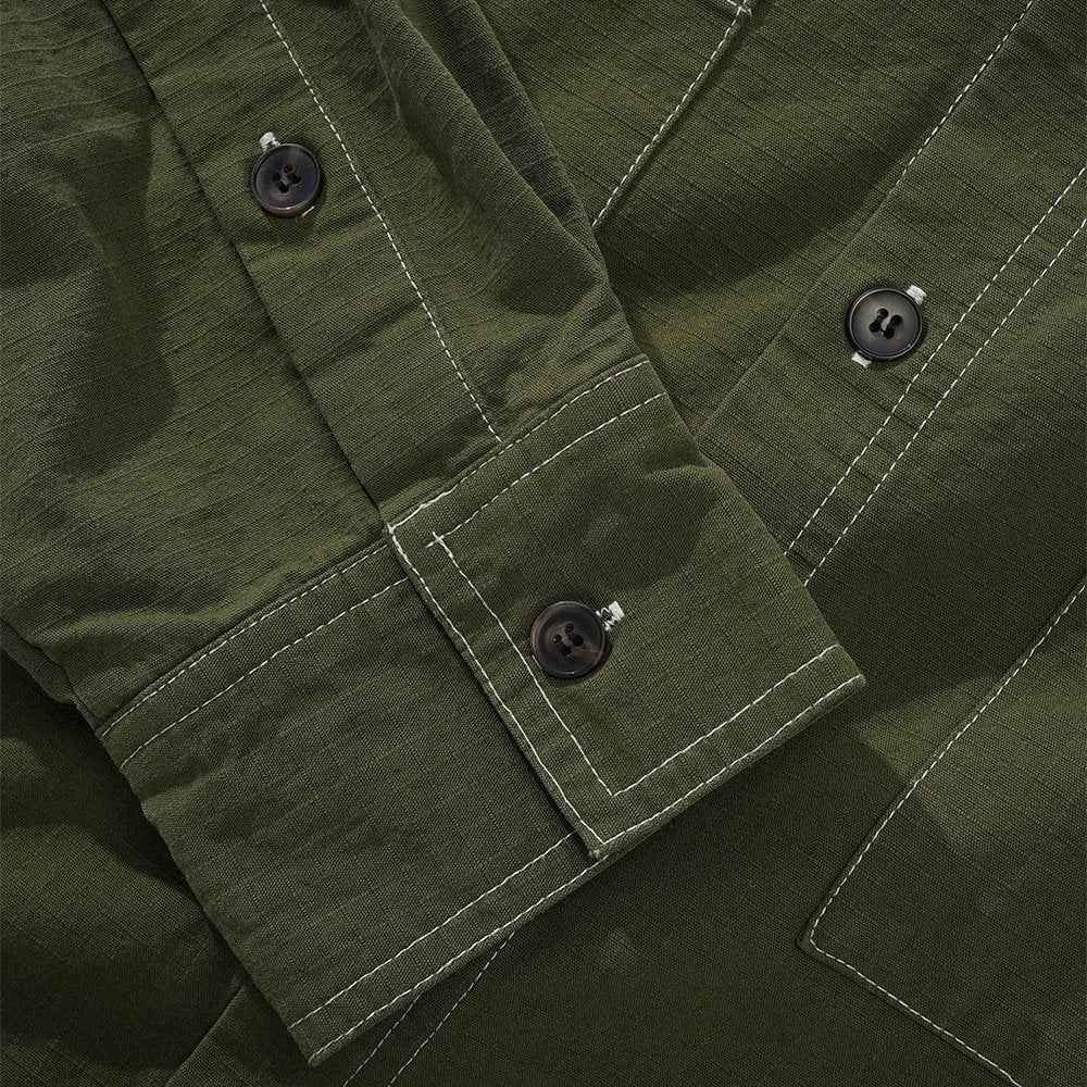Ripstop Button Up Shirt - Army