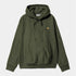 Hooded American Script Sweat - Tarragon