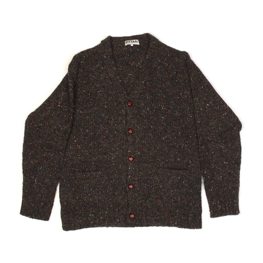 Roy Donegal Cardigan - Laughey Brown/grey