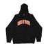 Collegiate Two-pocket Snap Hoodie - Black