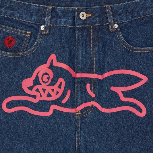 Running Dog Denim Shorts - Indigo