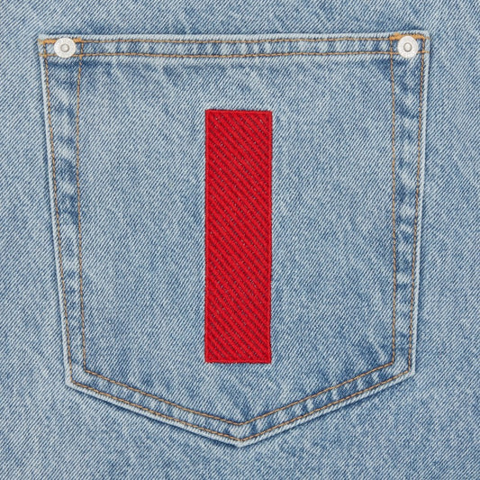 Running Dog Denim Shorts - Light Wash Blue